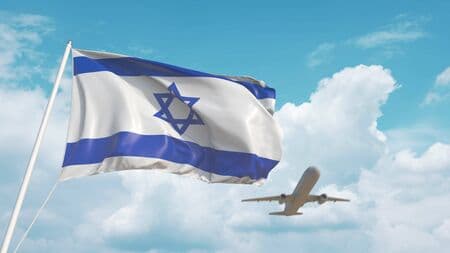 Israel closes its airspace by...?